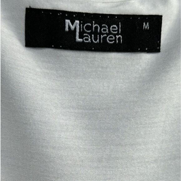 NWT Michael Lauren Oz Sleeveless Tank Long Dress w/ Drawstring in White Medium - Picture 7 of 10